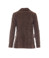 VELVET DOUBLE BREASTED JACKET