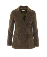 VELVET DOUBLE BREASTED JACKET