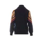 MAGLIONE IN LANA E CASHMERE CON INSERTO IN SETA