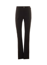 PANTALONI SLIM IN CREPE CON DETTAGLIO CORSETTO