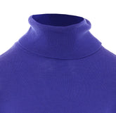SLIM WAIST TURTLENECK IN WOOL WITH SLOGANS