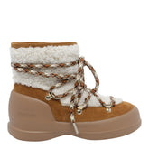 STIVALETTO MEZZALUNA IN SHEARLING