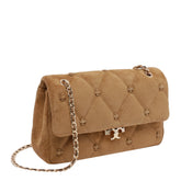 BORSA A SPALLA BUNNY KNOT IN SUEDE SMALL