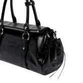 SHINY LEATHER HANDBAG