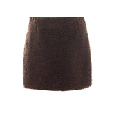 TEDDY EFFECT MINI SKIRT