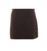 TEDDY EFFECT MINI SKIRT