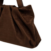 ATHENA SUEDE SHOULDER BAG