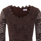 LACE MIDI DRESS
