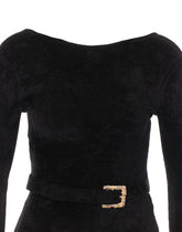 CHENILLE KNIT FEATHER TOP