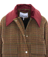 CHECK TWILL SHORT JACKET