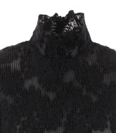 TOP A MANICA LUNGA FIL COUPE