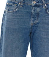 DENIM CROPPED JEANS