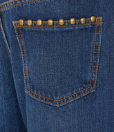 STRAIGHT-LEG STUDS JEANS