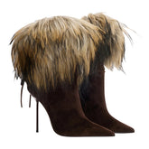 LIDIA ANKLE FUR BOOTS