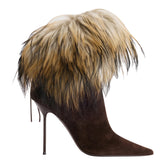 LIDIA ANKLE FUR BOOTS