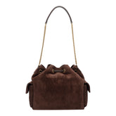 CHARLIE SUEDE SHOULDER BAG