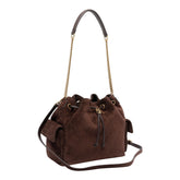 CHARLIE SUEDE SHOULDER BAG