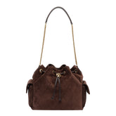 CHARLIE SUEDE SHOULDER BAG