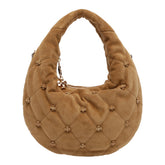 BUNNY KNOT SUEDE HANDBAG