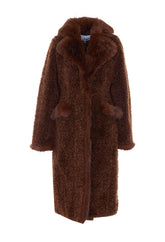 CAPPOTTO IN SHEARLING ALTERNATIVE