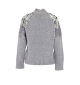 MAGLIA IN LANA CON PAILLETTES