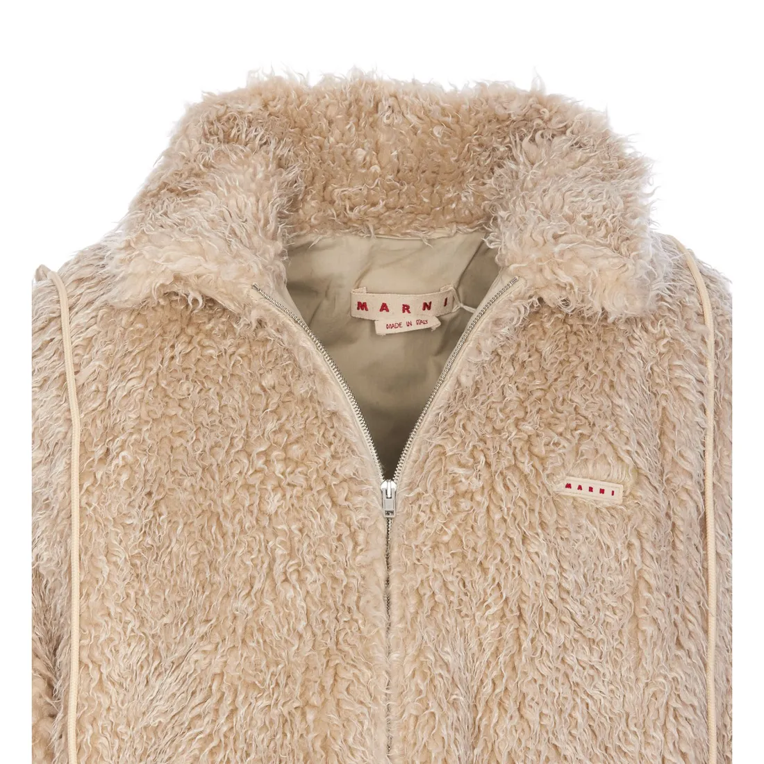 MARKAWARE TEDDY JACKET REAL SHETLAND MELTON A17C-05BL01C 「Area」