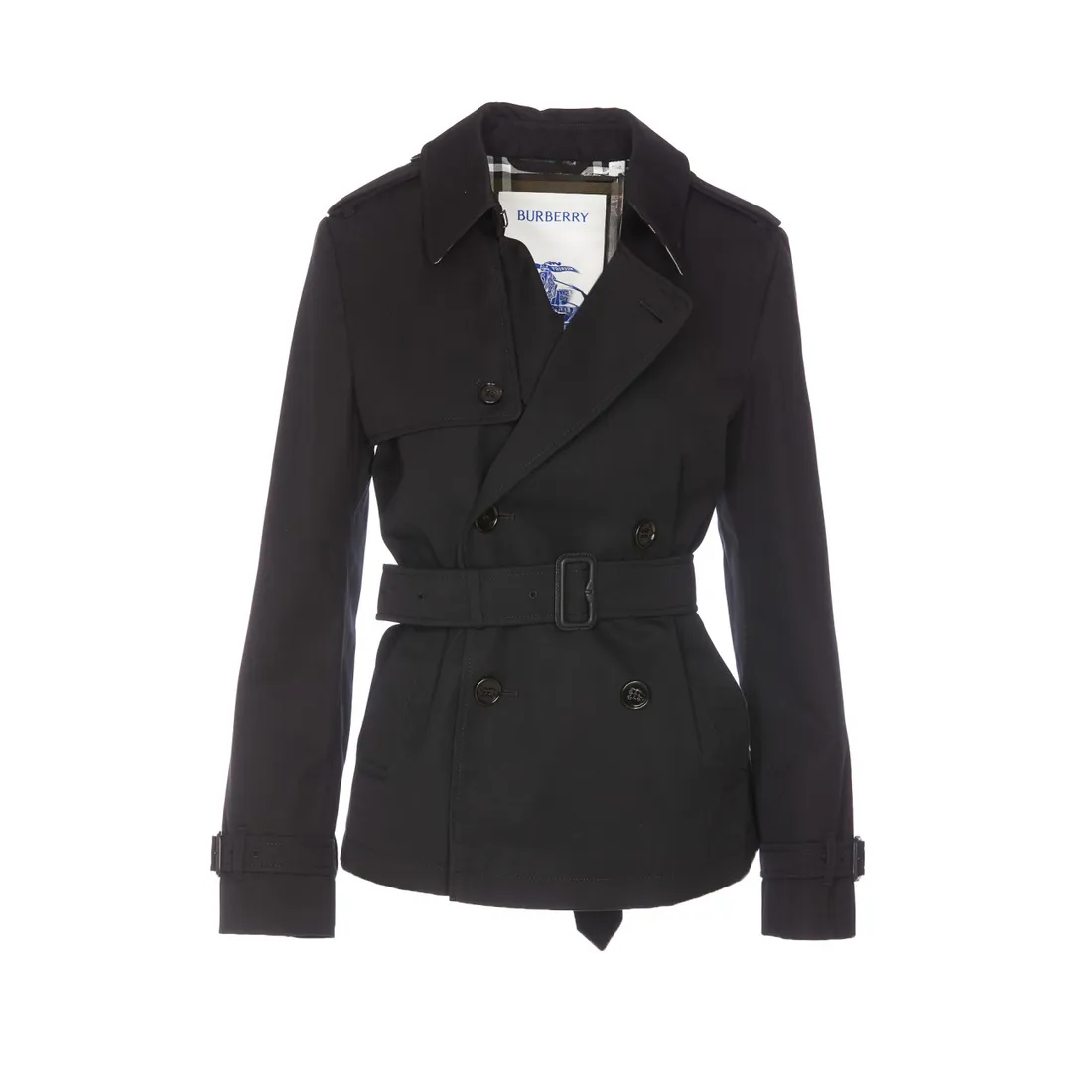 ジャケット BURBERRY Women Jackets 8101488 A1189 BLACK TRENCH JACKET 8101488/A1189 | Bruna Rosso