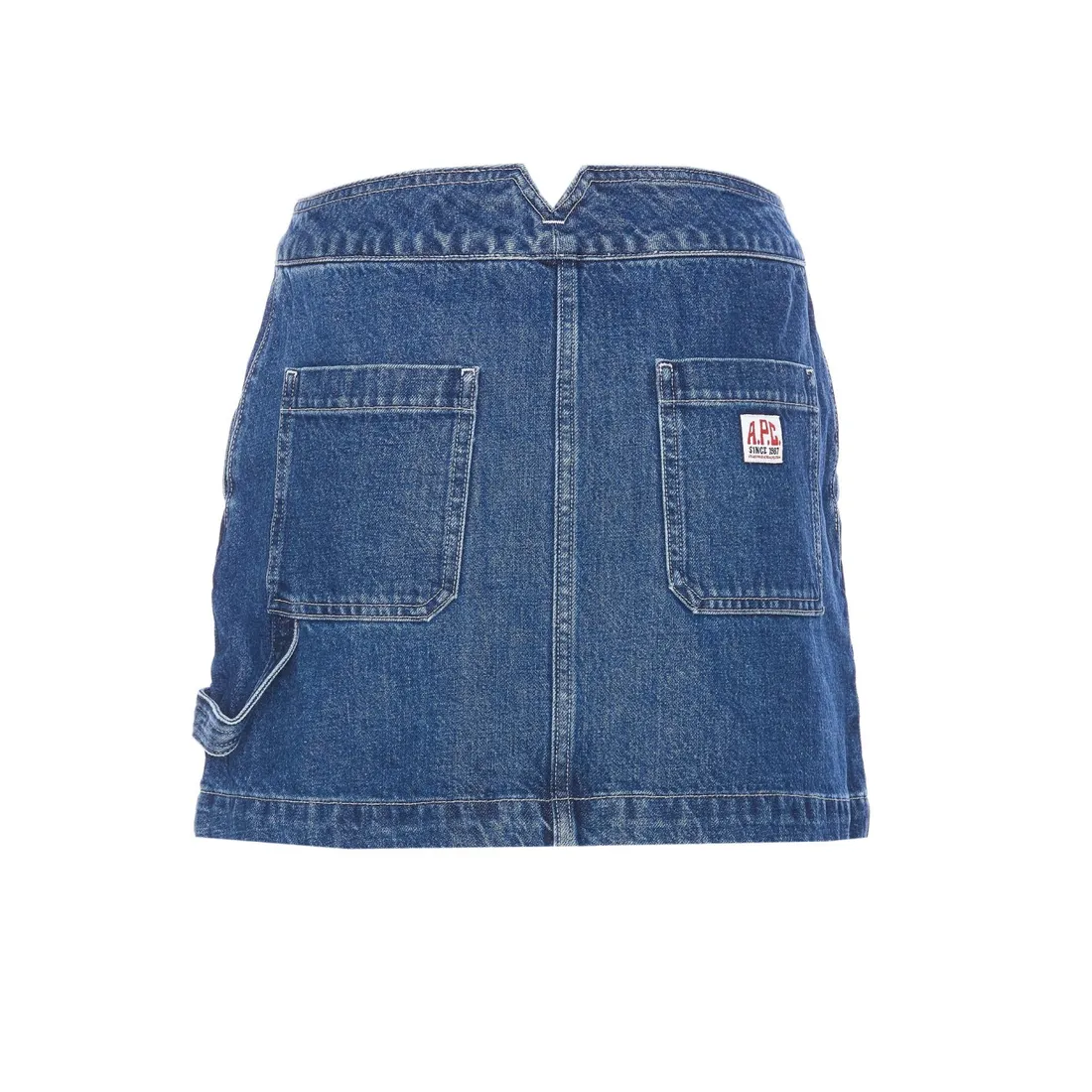 ミニスカート A.P.C. SS25 'Christie' mini skirt (COHETF06435 IAL) Christie skirt | Organic stonewashed indigo denim | A.P.C.
