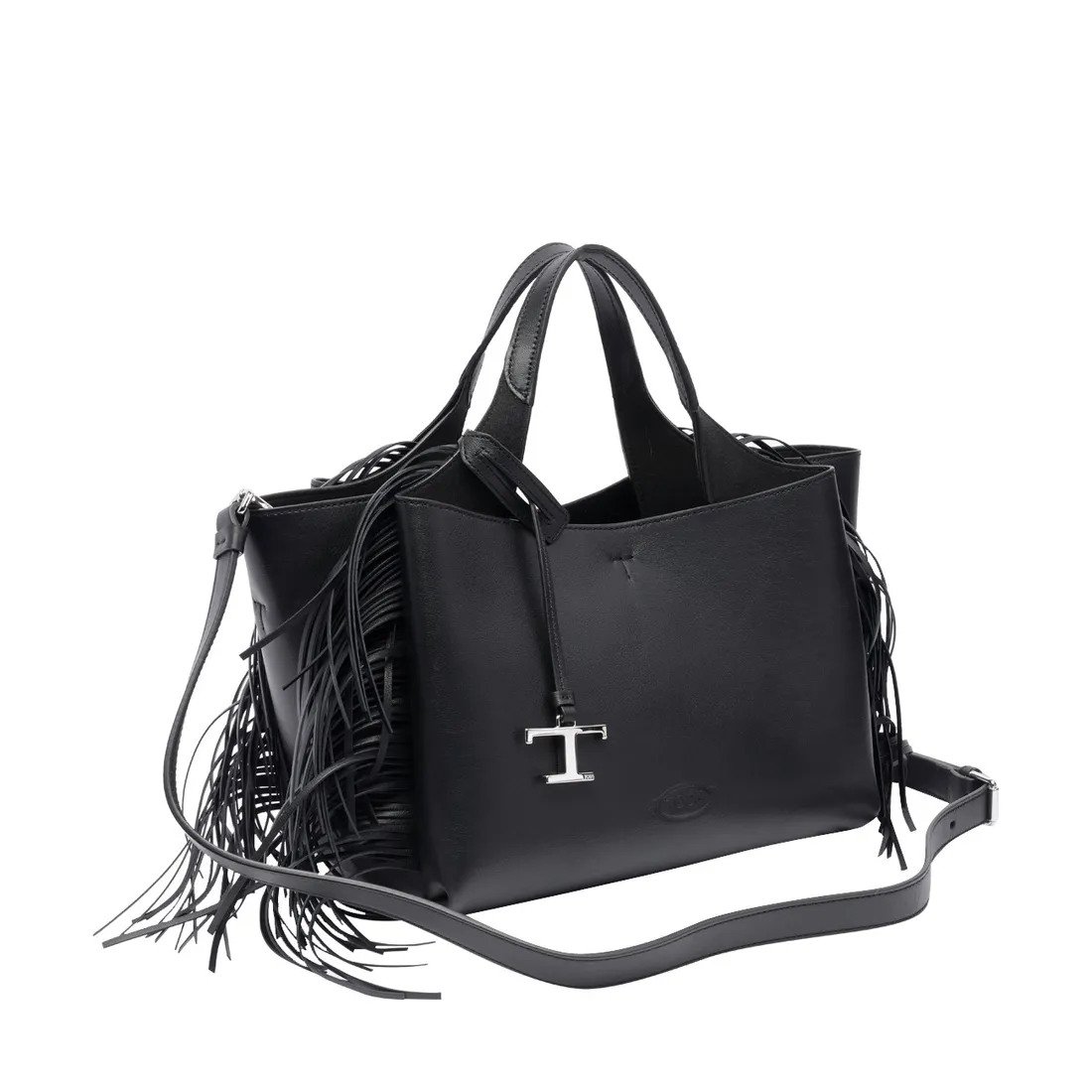 FRINGED LEATHER HANDBAG XBWAPAFL1F0/XEAB999 | Bruna Rosso