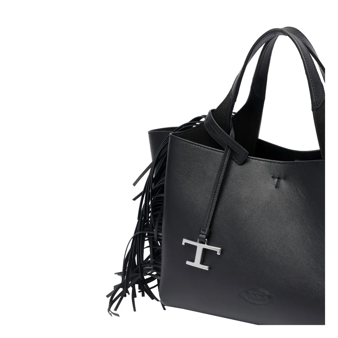 FRINGED LEATHER HANDBAG XBWAPAFL1F0/XEAB999 | Bruna Rosso