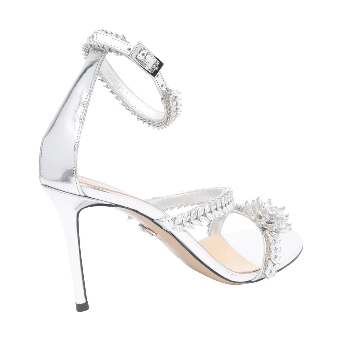 サンダル・ミュール MACH & MACH 'Lotus' sandals Silver R25S091295SPESLV Strappy Designer Heels & Sandals | MACH & MACH