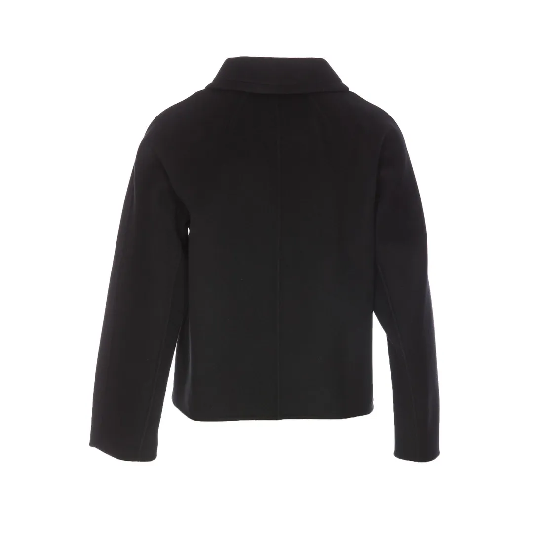 ジャケット S MAX MARA SOGNO JACKET Single-breasted double-faced wool jacket, natural | 