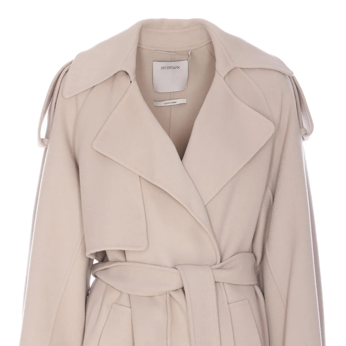 FIORE TRENCH COAT IN PURE WOOL 2512011021600 FIORE/014