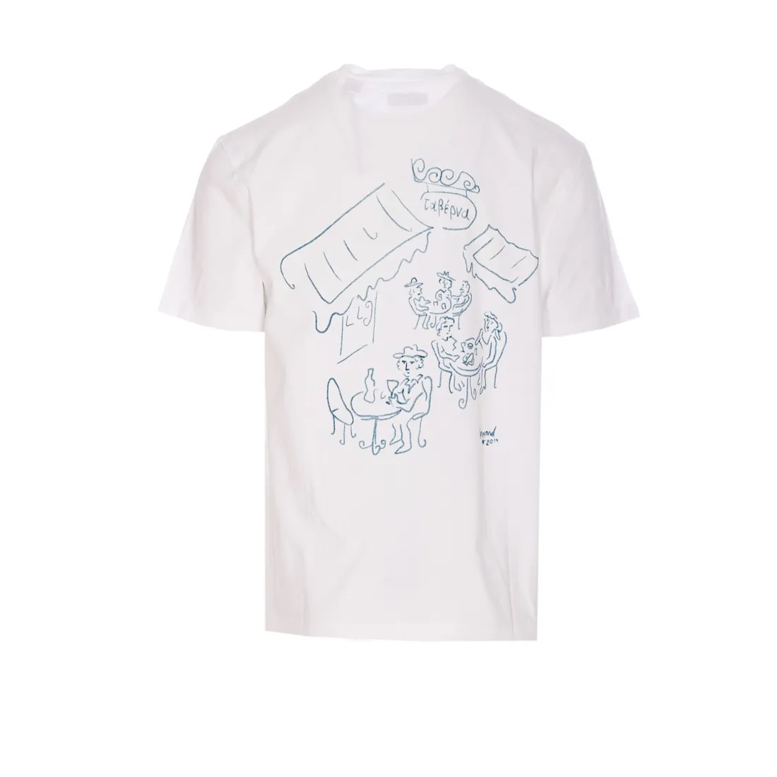 Tシャツ・カットソー EDMMOND STUDIOS TABERNA T-SHIRT TABERNA T-SHIRT 32000/WHITE | Bruna Rosso