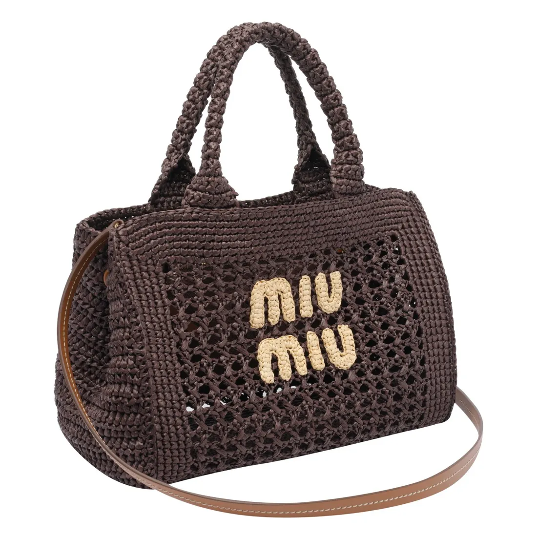 ハンドバッグ MIU MIU RAFFIA MIU MIU HANDBAG Women's Raffia Hobo bag | MIU MIU | 24S