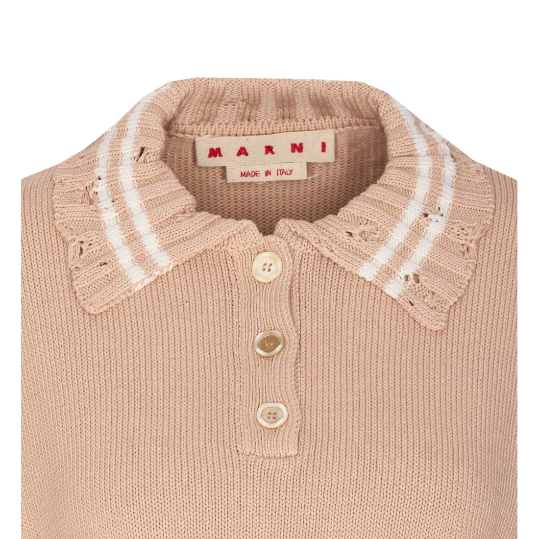 COTTON POLO SHIRT WITH MARNI SYMBOL EMBROIDERY - immagine 4