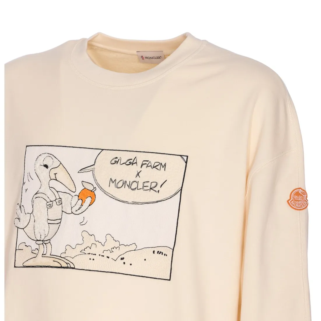 MONCLER X GILGA FARM BY DONALD GLOVER LOGO SWEATSHIRT 8G000