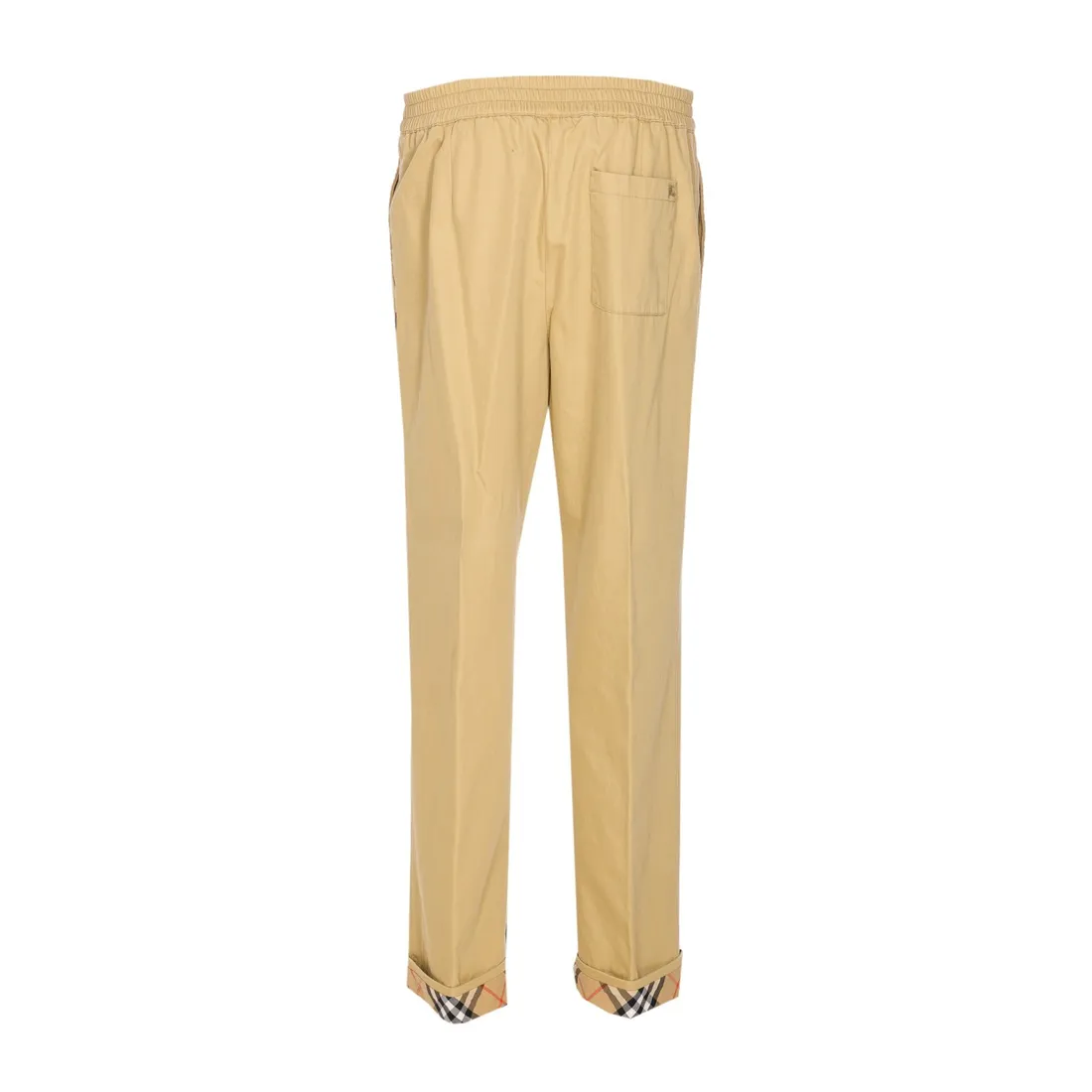パンツ Burberry FW25 Biege twill pant 8111203 BURBERRY CHECK TURN UP PANTS 8111203/C2981 | Bruna Rosso