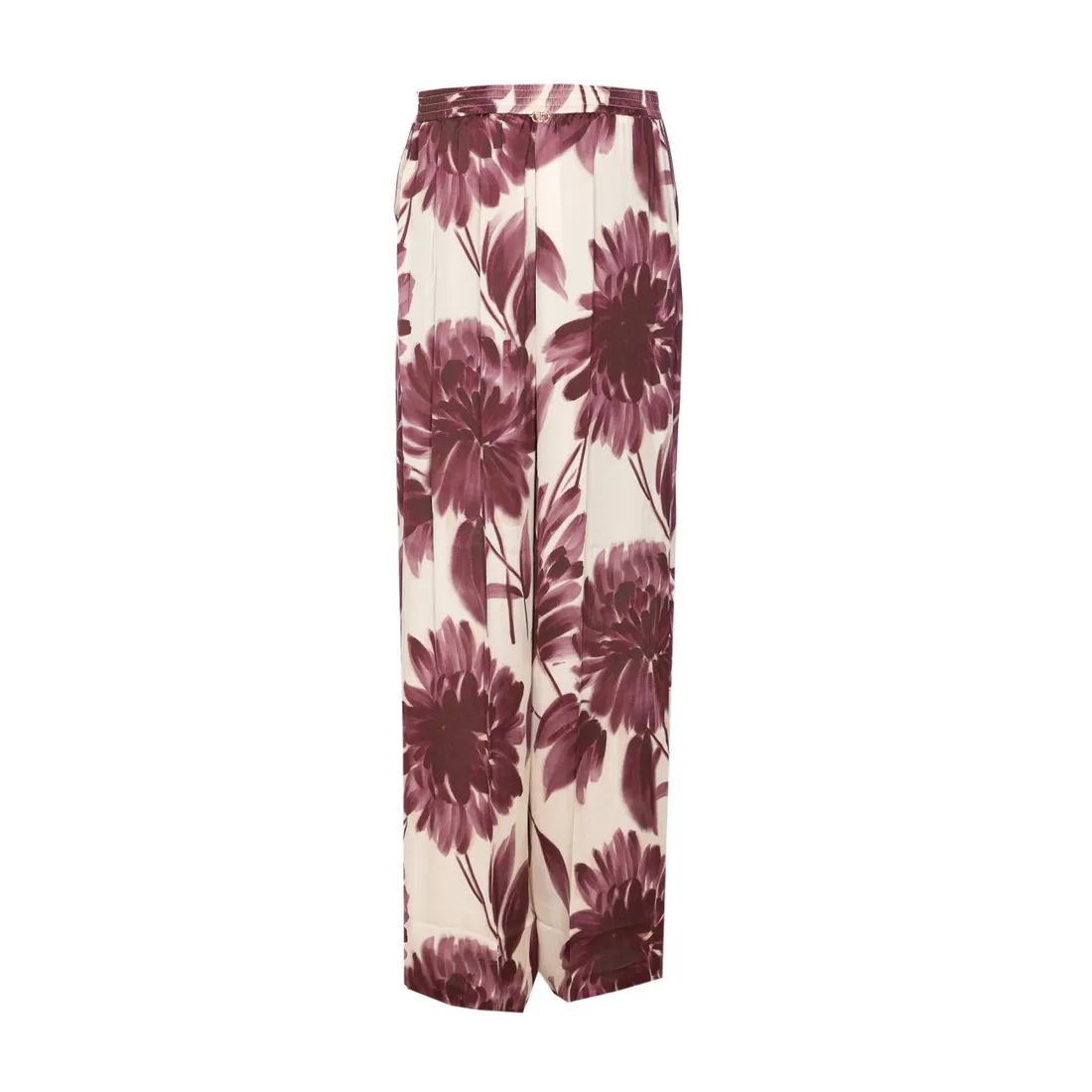 WIDE TROUSERS WITH FLORAL PRINT - immagine 2