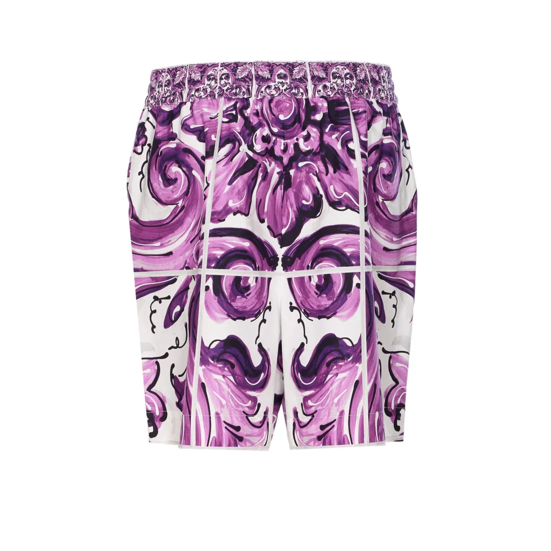 MAIOLICA PRINT TWILL SHORTS - immagine 2