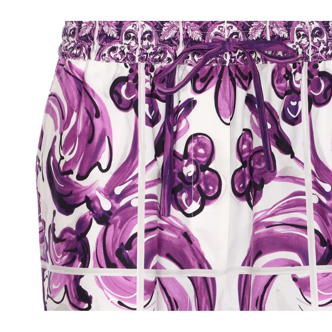 MAIOLICA PRINT TWILL SHORTS - immagine 4