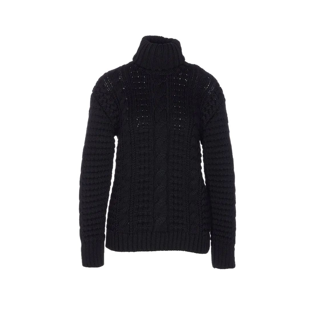 MONCLER X EE72 BY EDWARD ENNINFUL LOGO T-NECK SWEATER - immagine 1