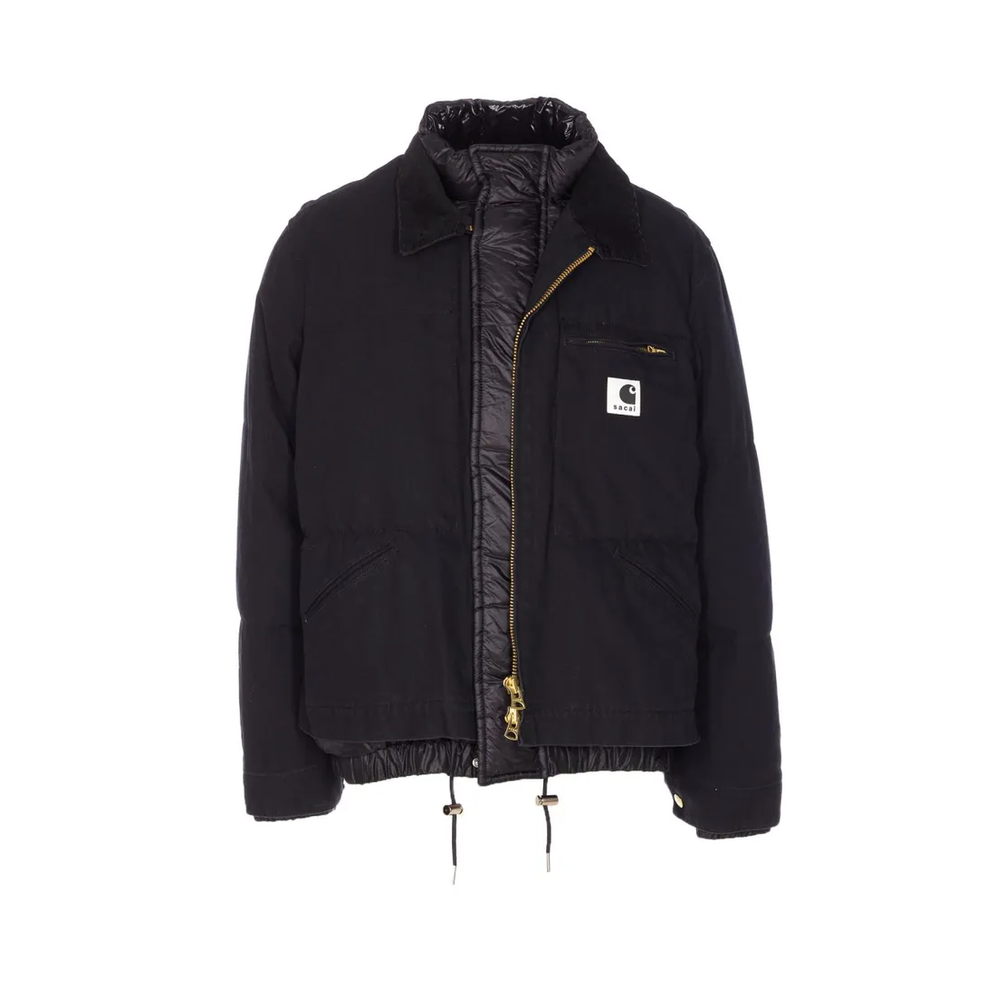 SACAI X CARHARTT WIP WASHED DUCK PUFFER JACKET 25 03858M/001