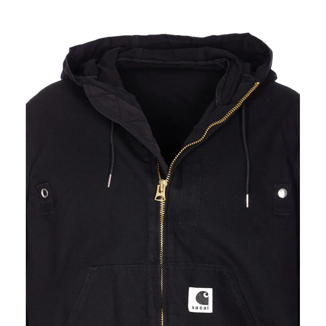 新品2 sacai Carhartt Washed Duck Hooded Carhartt WIP sacai x Carhartt WIP Washed Duck Hooded Blouson