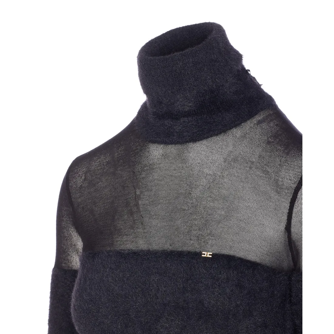 KNITTED TURTLENECK WITH JEWEL LOGO - immagine 3