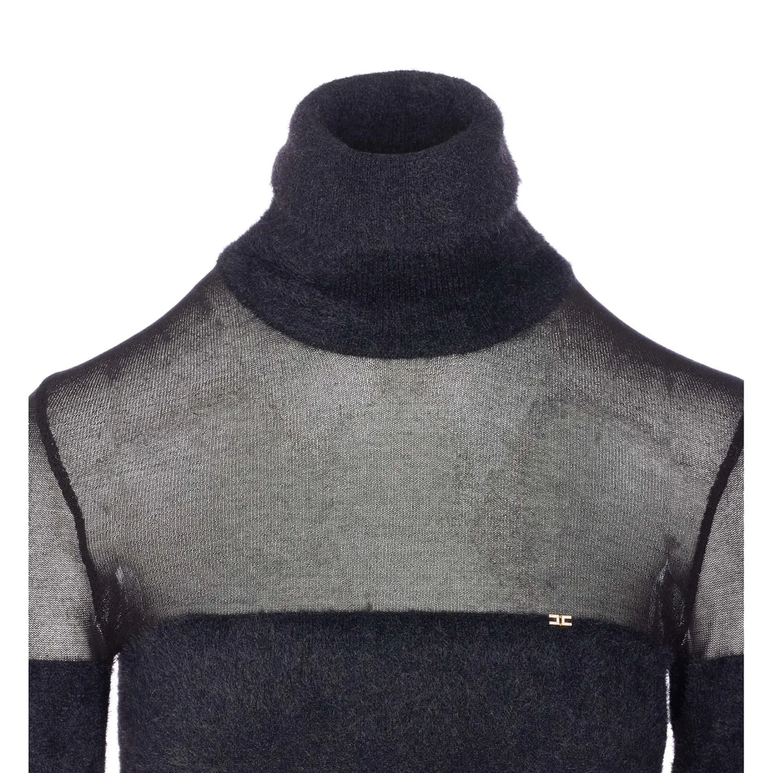 KNITTED TURTLENECK WITH JEWEL LOGO - immagine 4