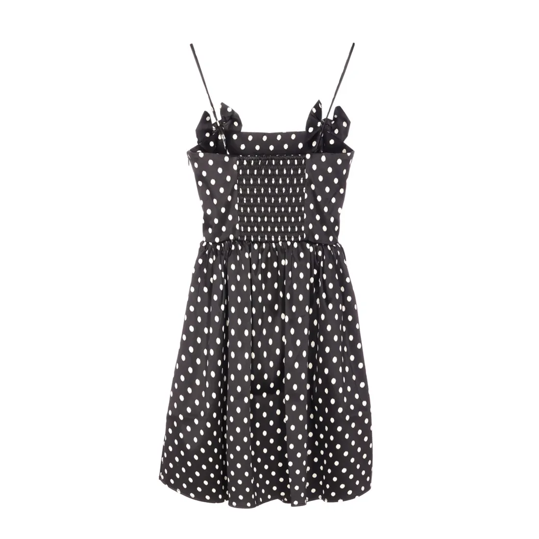 POLKA DOTS SATIN MINI DRESS - immagine 2