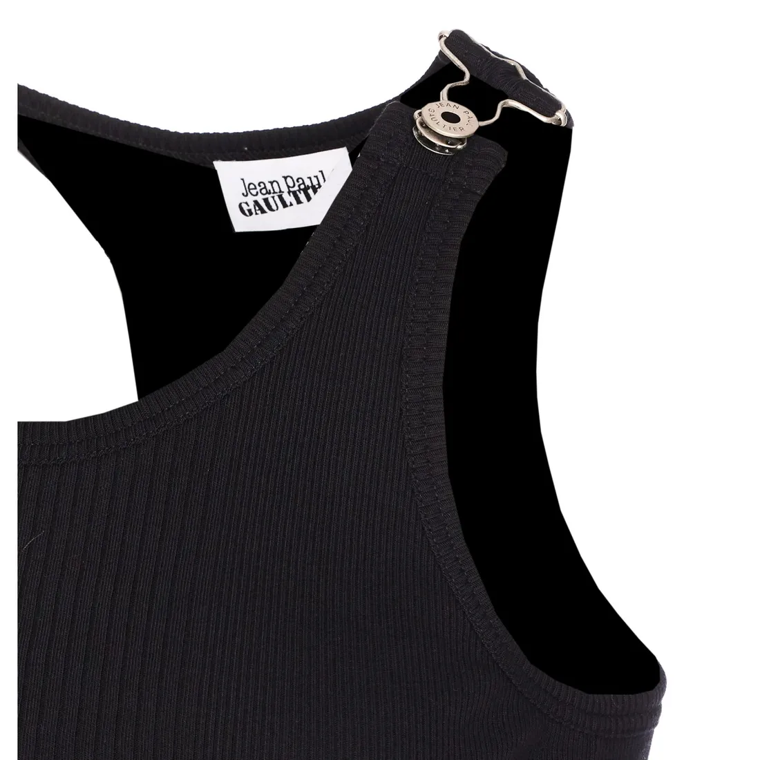 TANK TOP WITH OVERALL BUCKLE - immagine 2