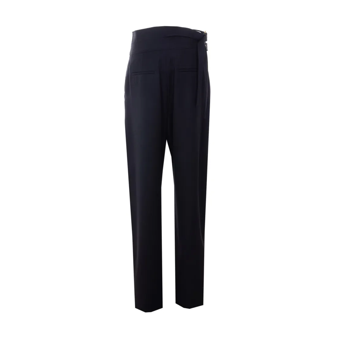 HIGH-RISE TAILORED PANTS IN WOOL GRAIN DE POUDRE - immagine 2