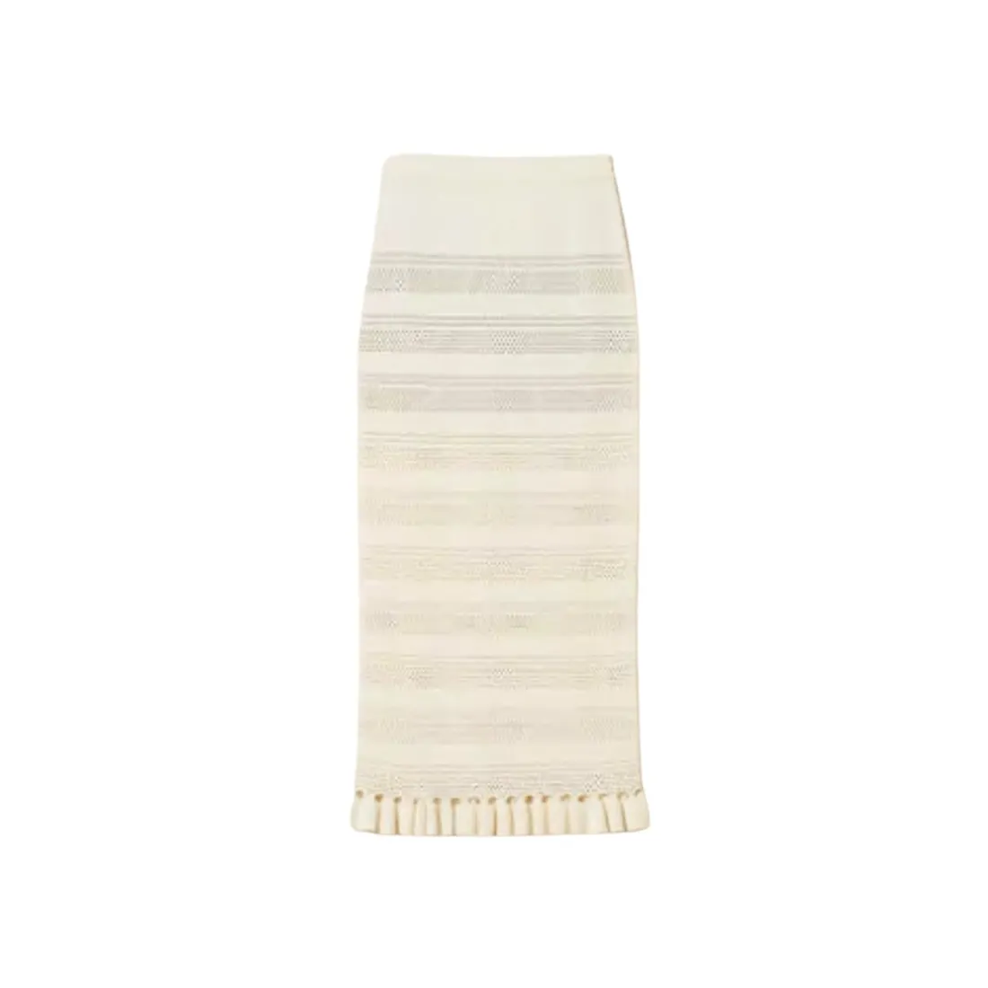 KNITTED LONGUETTE WITH RUFFLES - immagine 1